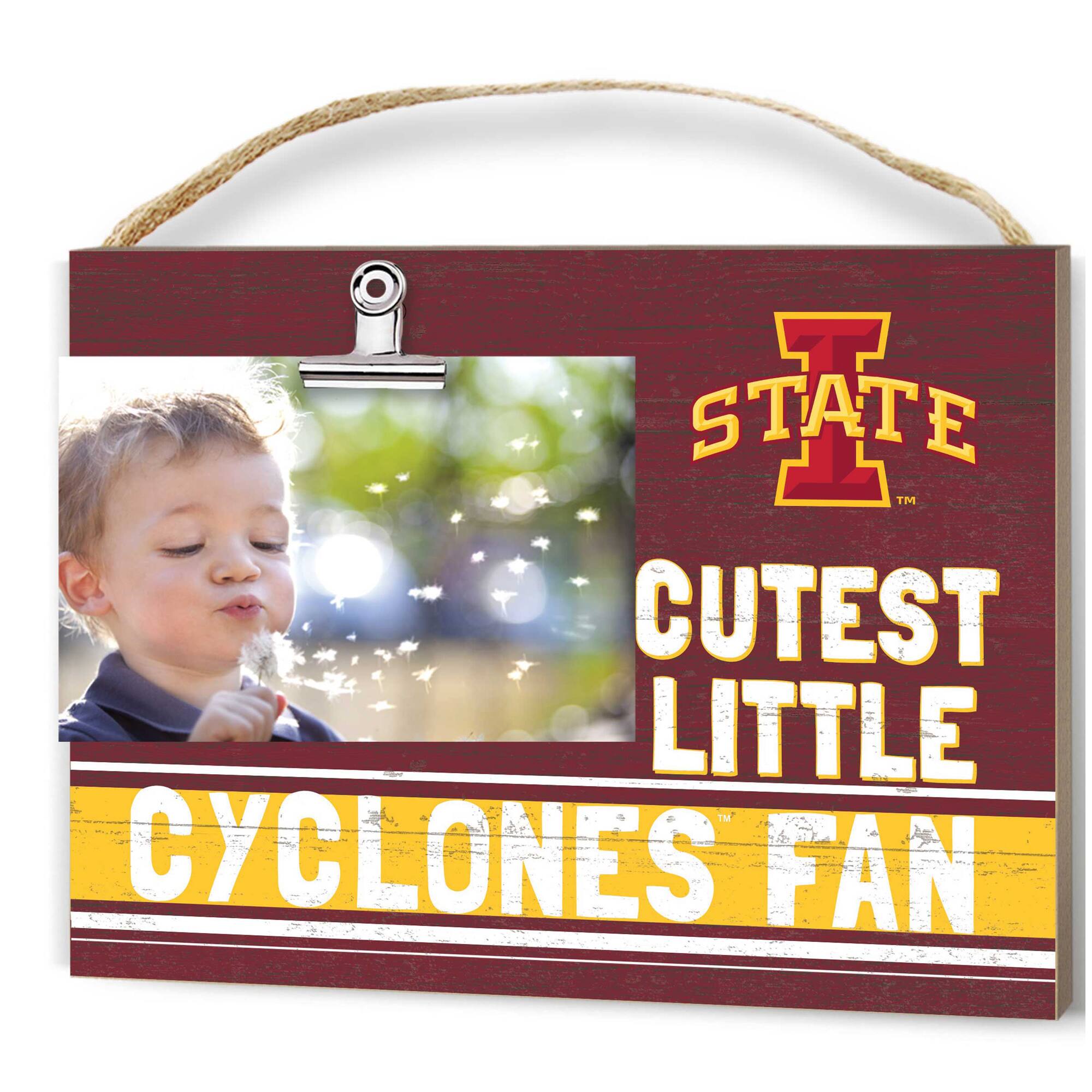 Iowa State Cyclones 8'' x 10'' Cutest Little Team Logo Clip Photo Frame