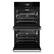 Alt View 1. JennAir - NOIR 30" Built-In Double Electric Convection Wall Oven with with Smooth Glide Flat-Tine Racks - Stainless Steel.