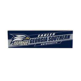 Evergreen Enterprises - Georgia Southern Eagles 5" x 18" Shadow Logo Wood Mantle Sign - Multicolor