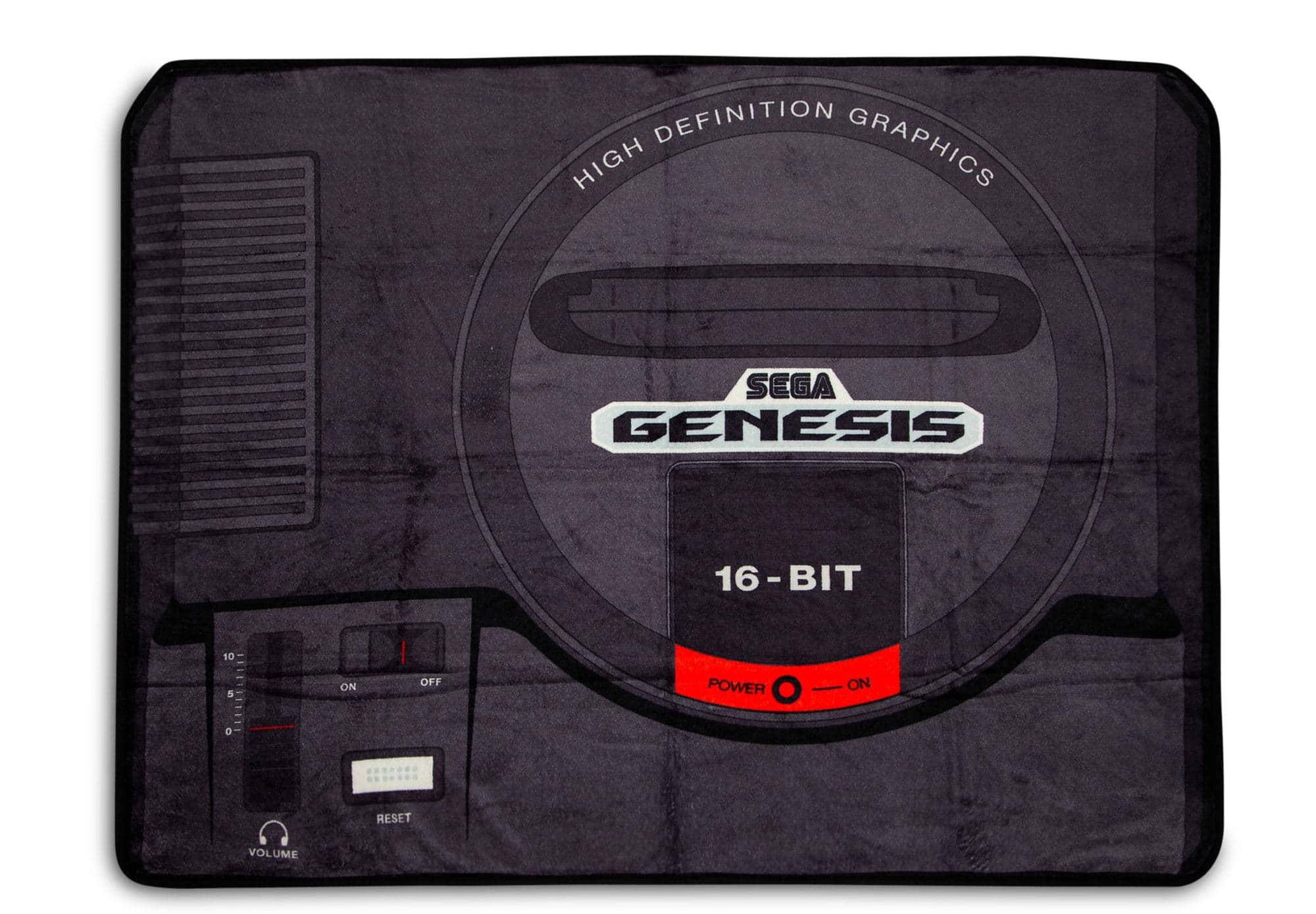 Just Funky - Sega Genesis Fleece Throw Blanket | Cozy Lightweight Blanket | 45 x 60 Inches - Black price history on PriceWatchPro