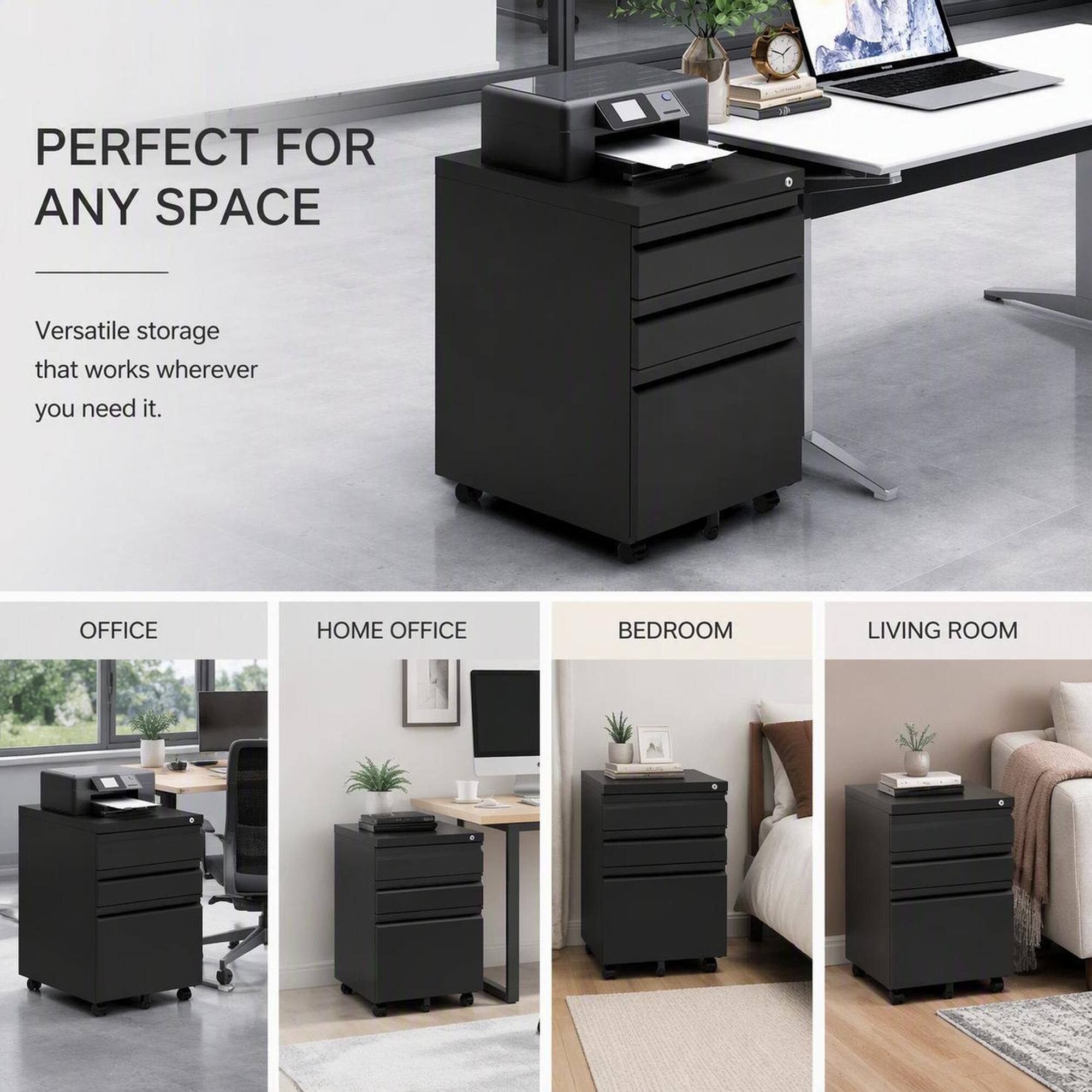 PERFECT FOR ANY SPACE

Versatile storage that works wherever you need it.

OFFICE
HOME OFFICE
BEDROOM
LIVING ROOM