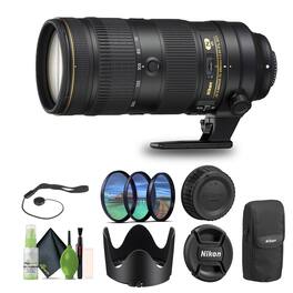 Nikon - AF-S NIKKOR 70-200mm f/2.8G ED VR II Telephoto Zoom Lens (2185) + Filters - Bundle - Black