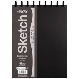 uCreate - Disc Bound Sketch Book, 9" x 12", 50 Sheets
