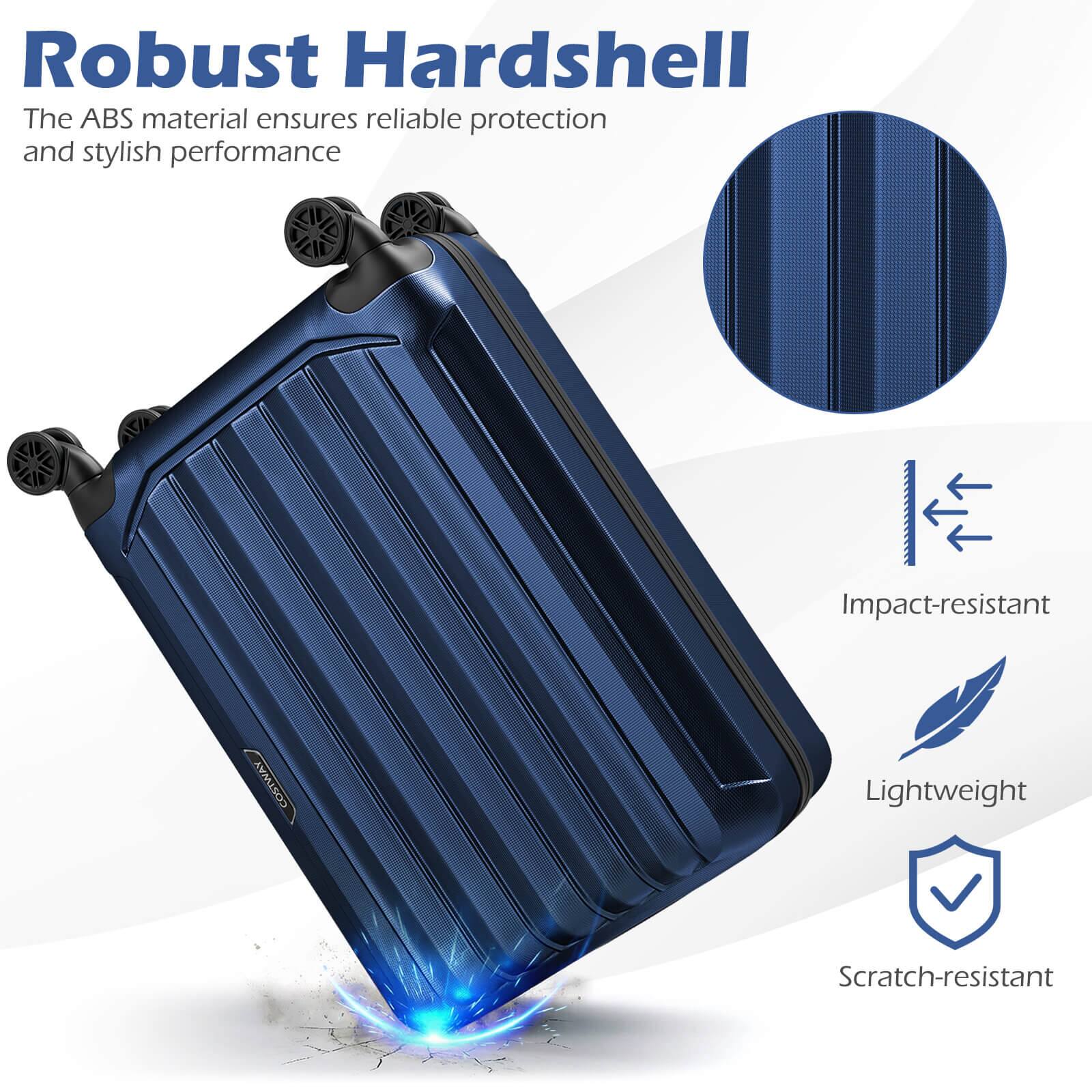 Robust Hardshell

The ABS material ensures reliable protection and stylish performance

- Impact-resistant
- Lightweight
- Scratch-resistant