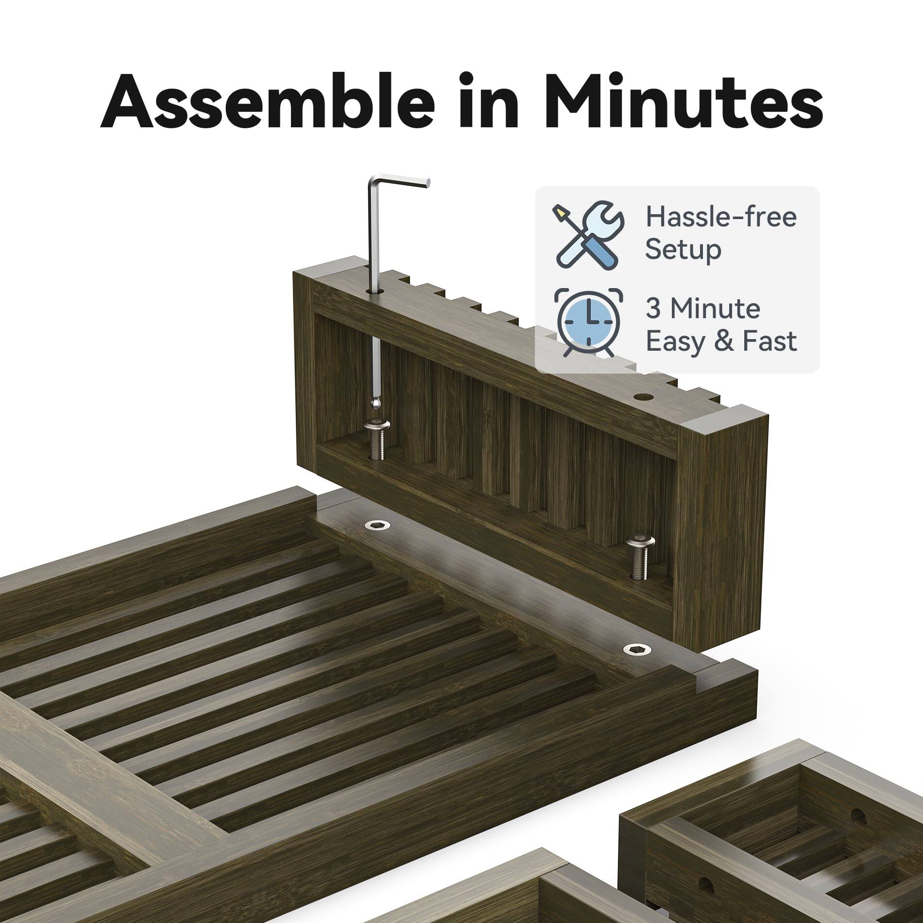 Assemble in Minutes

Hassle-free Setup

3 Minute Easy & Fast