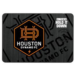 Keyscaper - Houston Dynamo FC Mono Tilt Logo Wireless Charger & Mouse Pad - Multicolor
