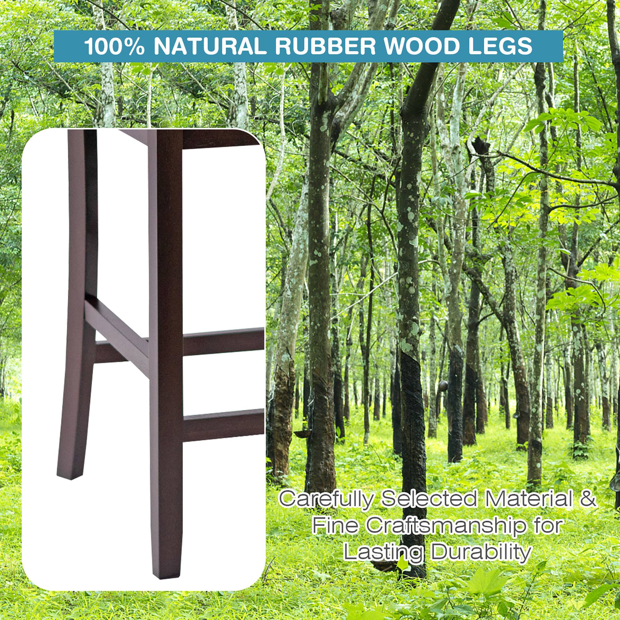 100% Natural Rubber Wood Legs

Carefully Selected Material & Fine Craftsmanship for Lasting Durability