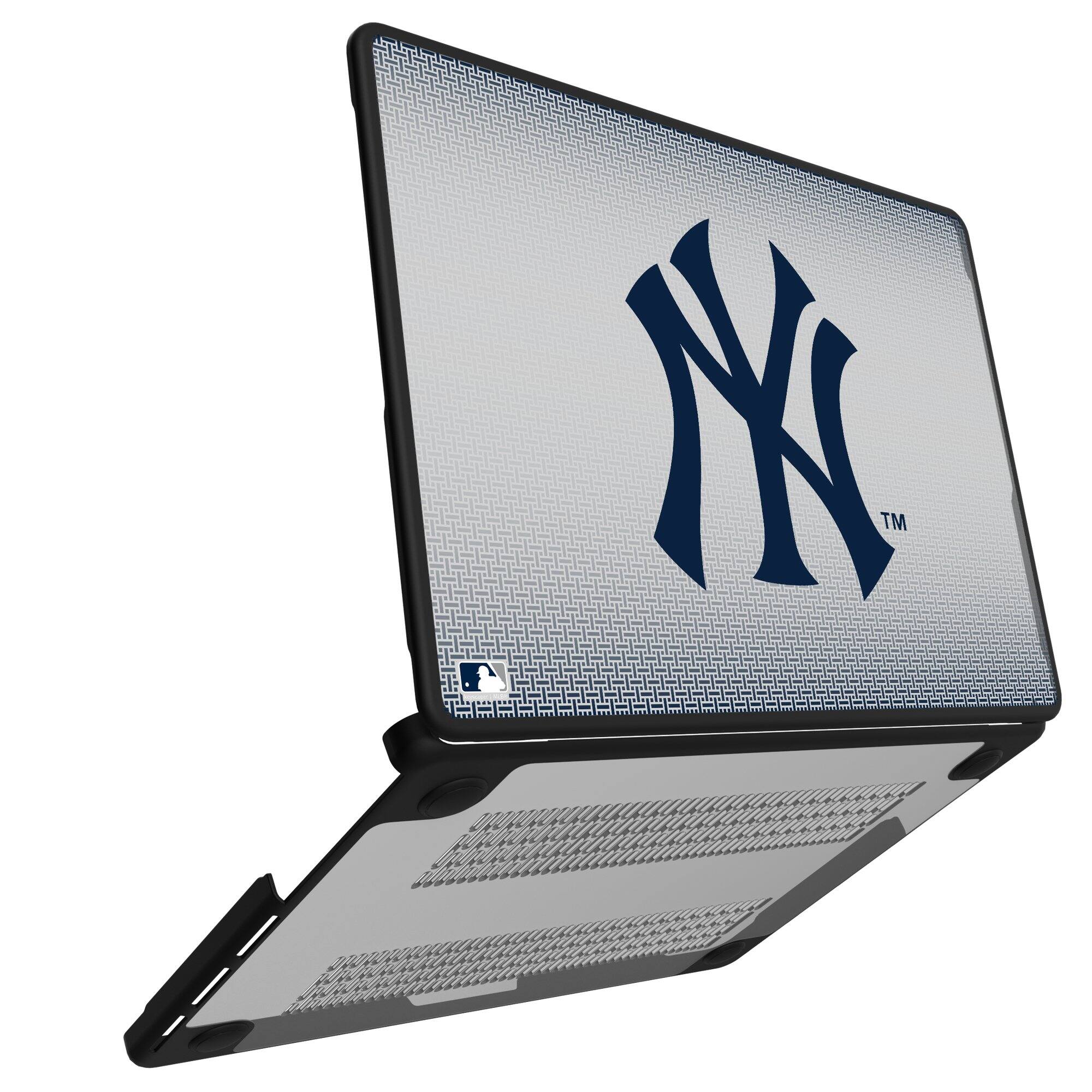 Alt View 1. Keyscaper - New York Yankees Linen MacBook Case - Pro 14 in - Multicolor.