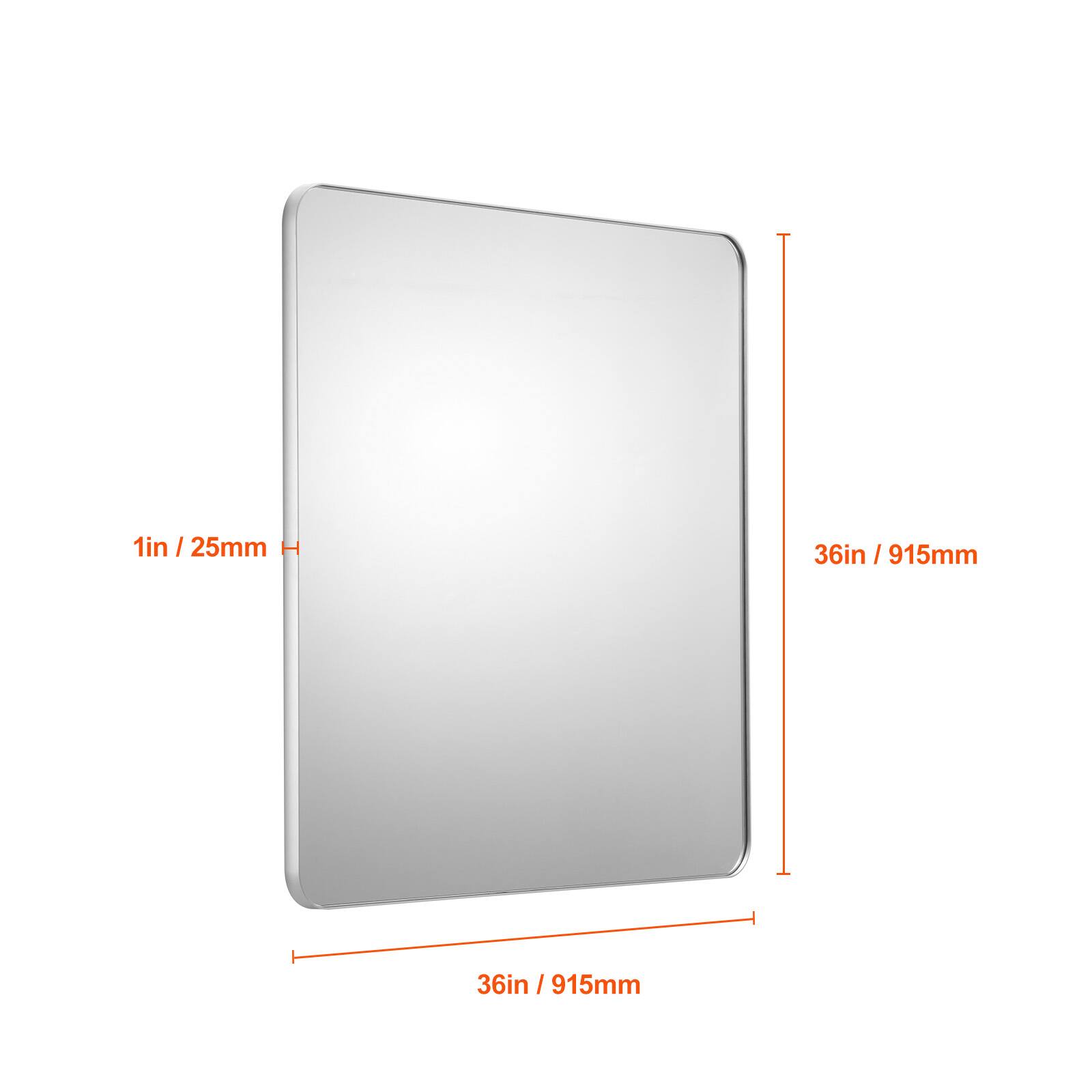 1in / 25mm  
36in / 915mm  
36in / 915mm