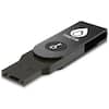 Front. THETIS - Thetis FIDO2 Security Key – Passwordless 2FA USB-A, FIDO2/U2F for Windows/Chrome/Linux, Foldable Aluminum, Portable - Black.