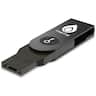 THETIS - FIDO2 Security Key – Passwordless 2FA USB-A, FIDO2/U2F for Windows/Chrome/Linux, Foldable Aluminum, Portable - Black