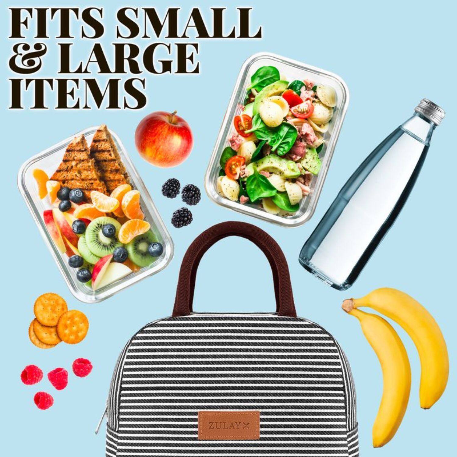 FITS SMALL & LARGE ITEMS

ZULAY