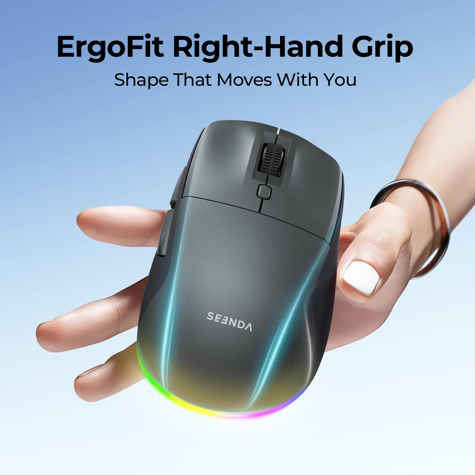 ErgoFit Right-Hand Grip  
Shape That Moves With You