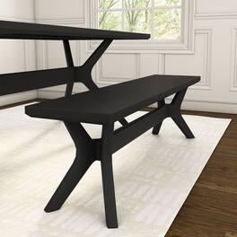 Plank+Beam - Verso Dining Room Bench (60in / 1520mm) - Black
