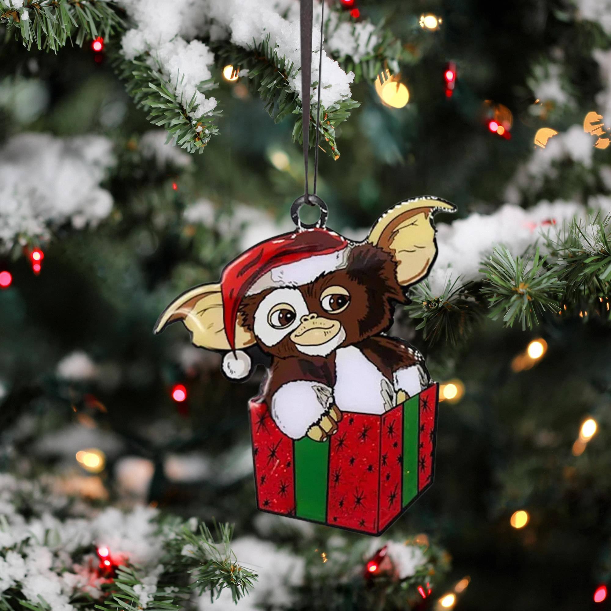 Alt View 10. Trick or Treat Studios - Gremlins Holiday Horrors Metal Ornament | Holiday Gizmo - Red.