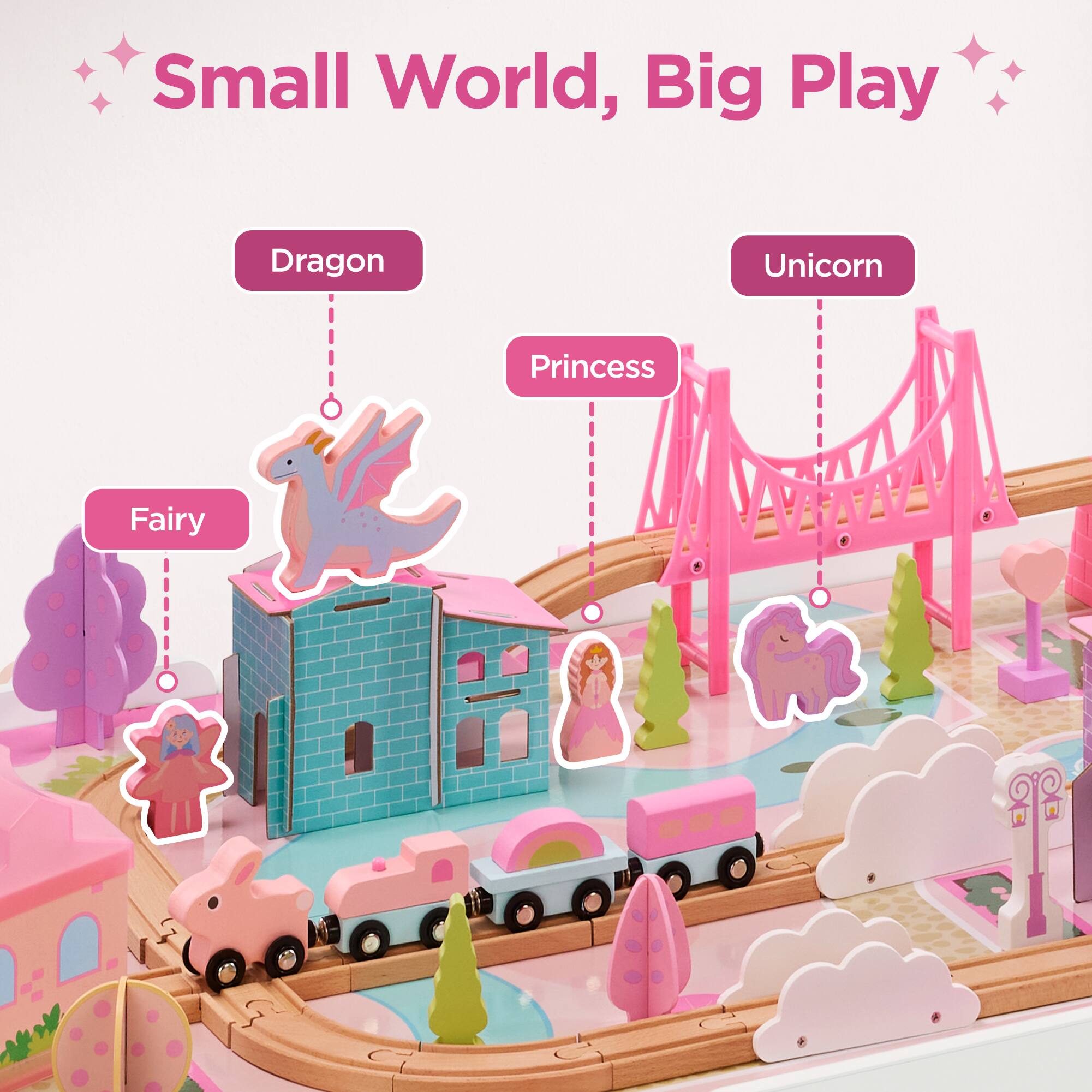 Small World, Big Play

Dragon
Princess
Fairy
Unicorn