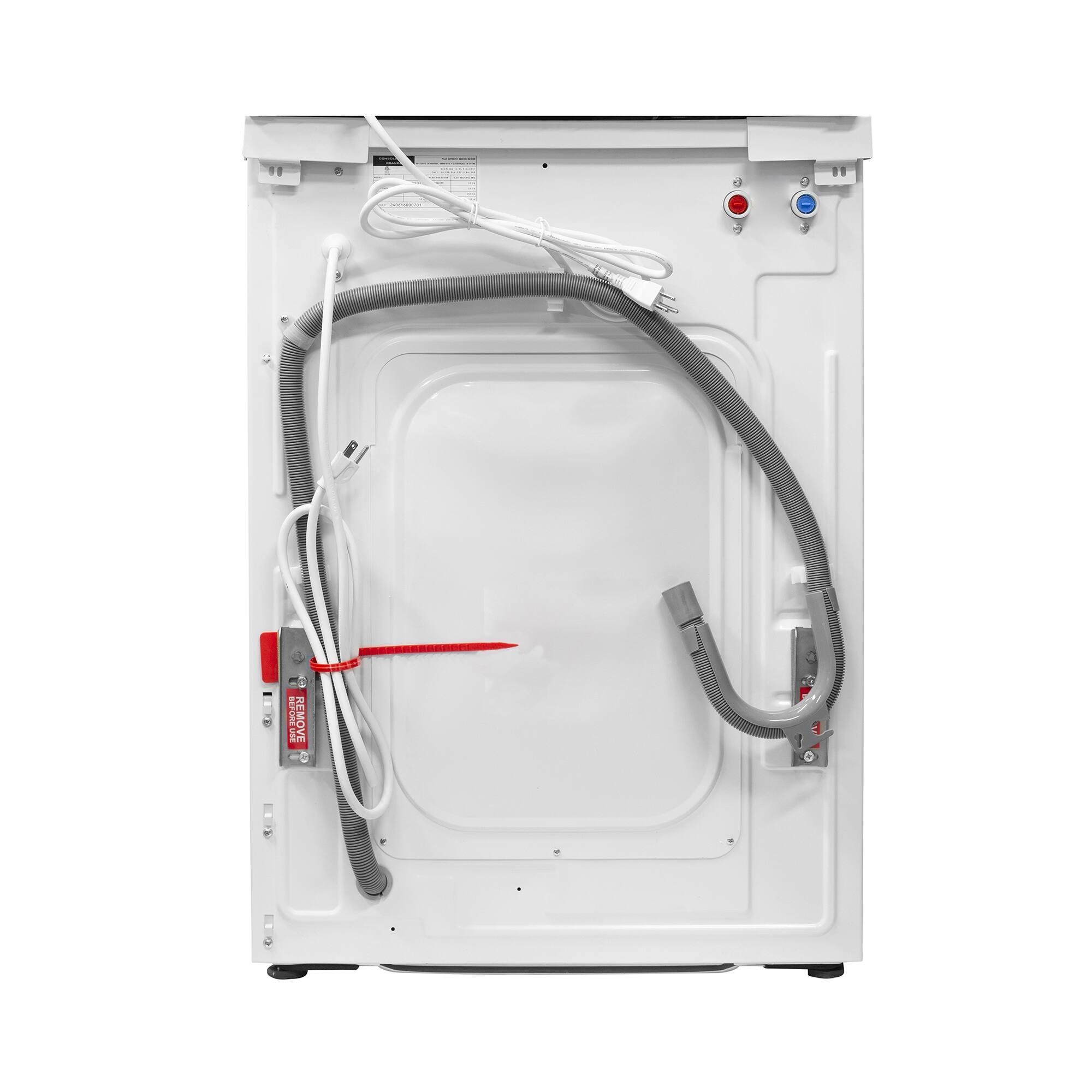 Left. Equator - Equator EW 822 Compact Washer 1.57cf/13 lbs POWER WASH 15 Programs 1200rpm 110V - White.