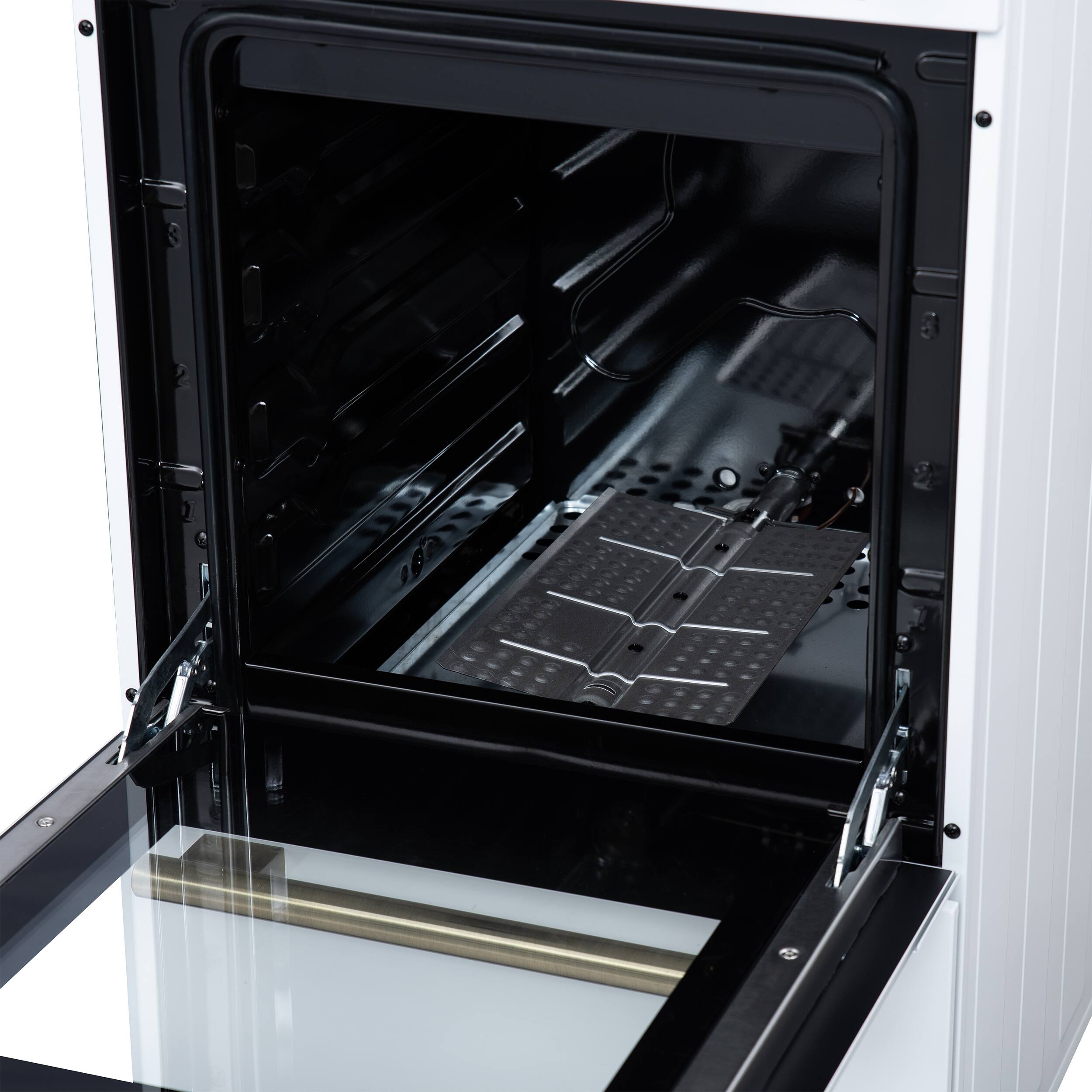 Alt View 11. Forno Appliances - Lamazze 2.05 Cu. Ft. Freestanding Gas Range - White.