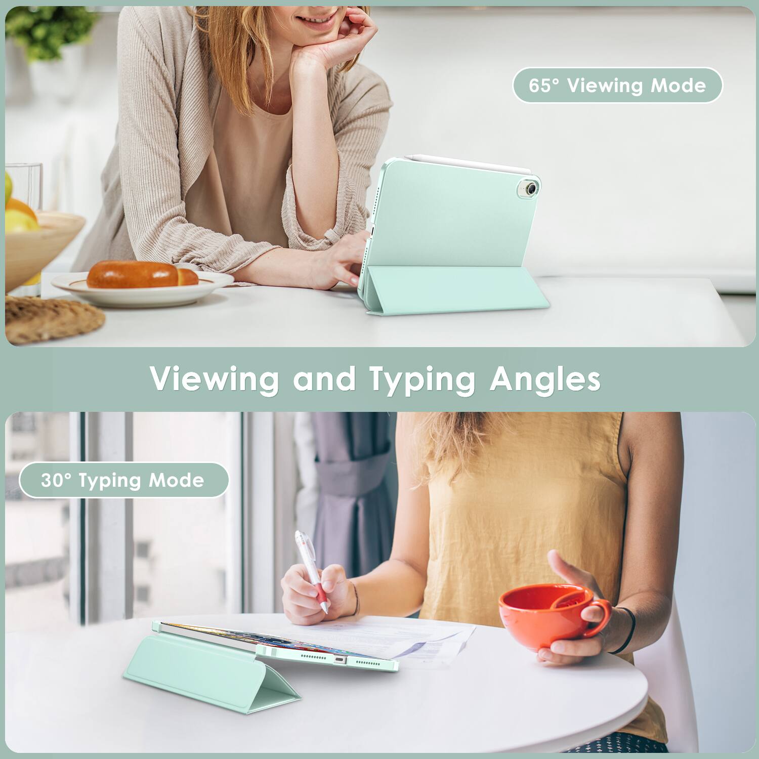 65° Viewing Mode  
Viewing and Typing Angles  
30° Typing Mode