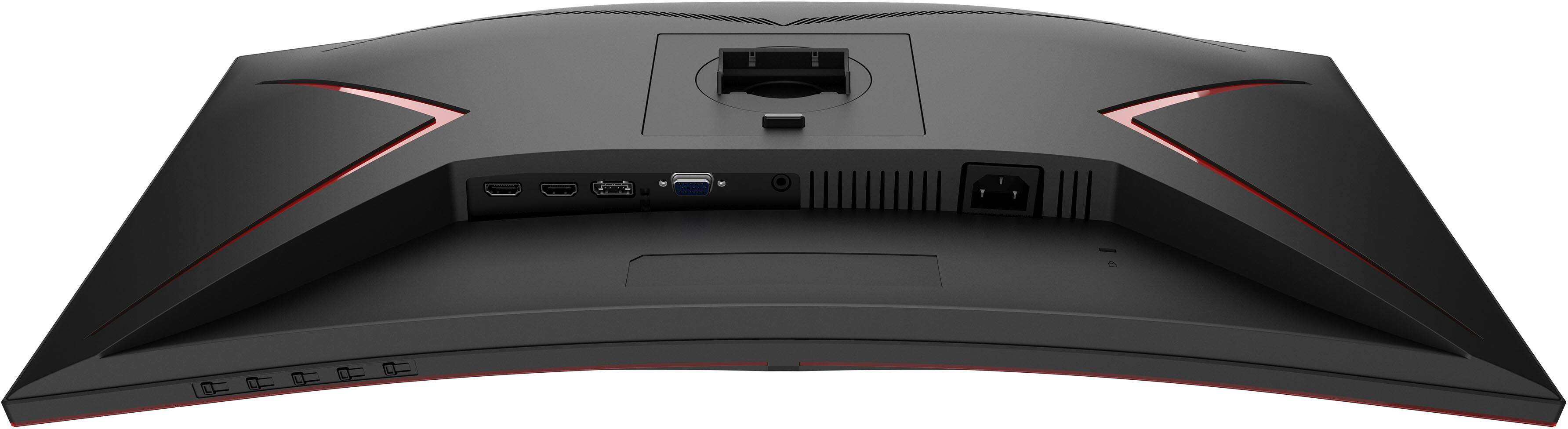 Alt View Zoom 12. AOC - G2 Series C24G2 24" LED Curved FHD FreeSync Premium Monitor (DisplayPort, HDMI, VGA) - Black/Red.