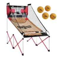 Hall of Games - Arcade Basketball 84” Tall Indoor Steel Frame EZ-Fold X-Leg - Front_Zoom