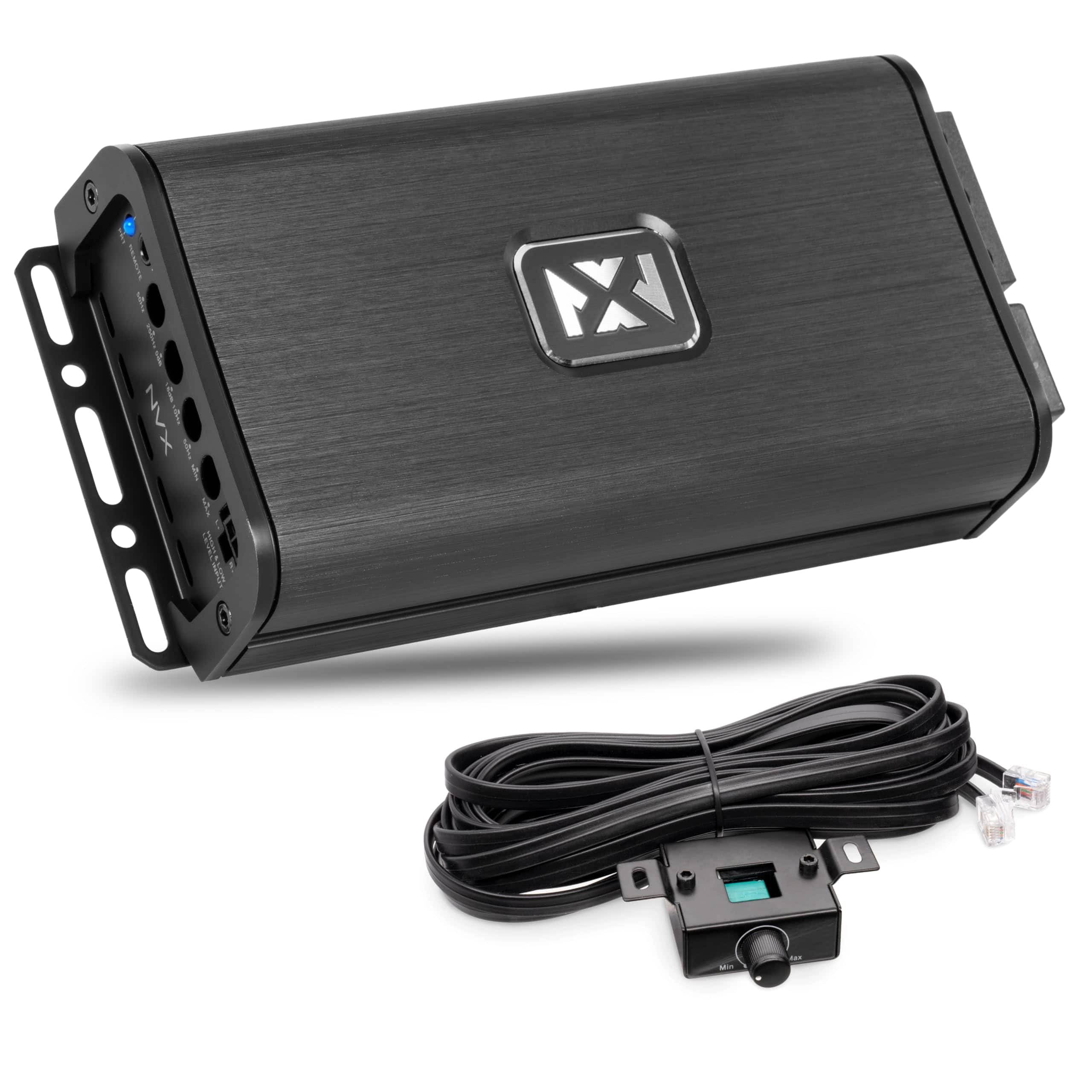 NVX - VADM1 v2 Monoblock Amplifier Micro Class D 600W RMS Compact Car/Marine/Powersports Amp with Wired Bass Remote