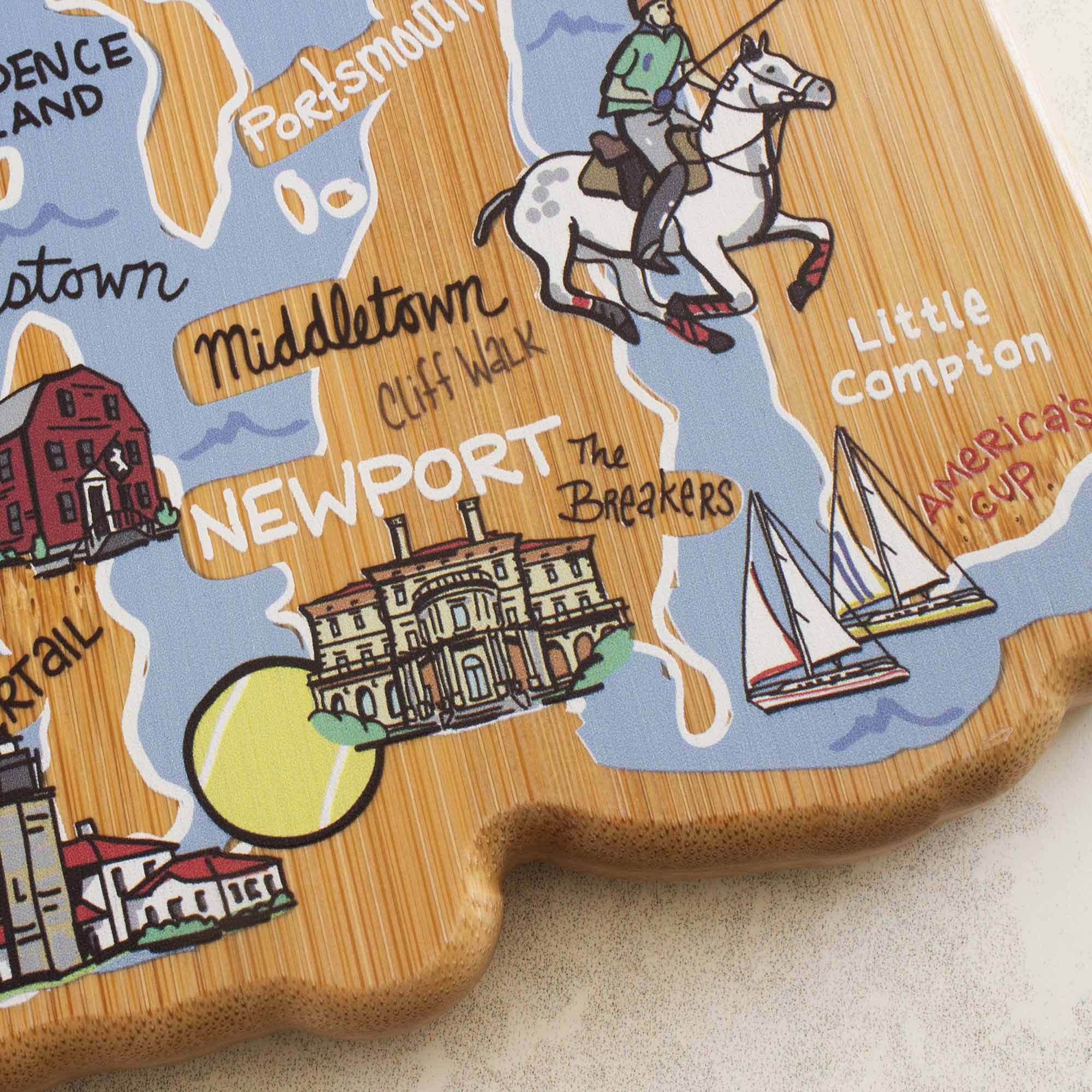 DANCE LAND  
Portsmouth  
Middletown  
Cliff Walk  
NEWPORT  
The Breakers  
Little Compton  
America's Cup  
RTAIL  
RT
