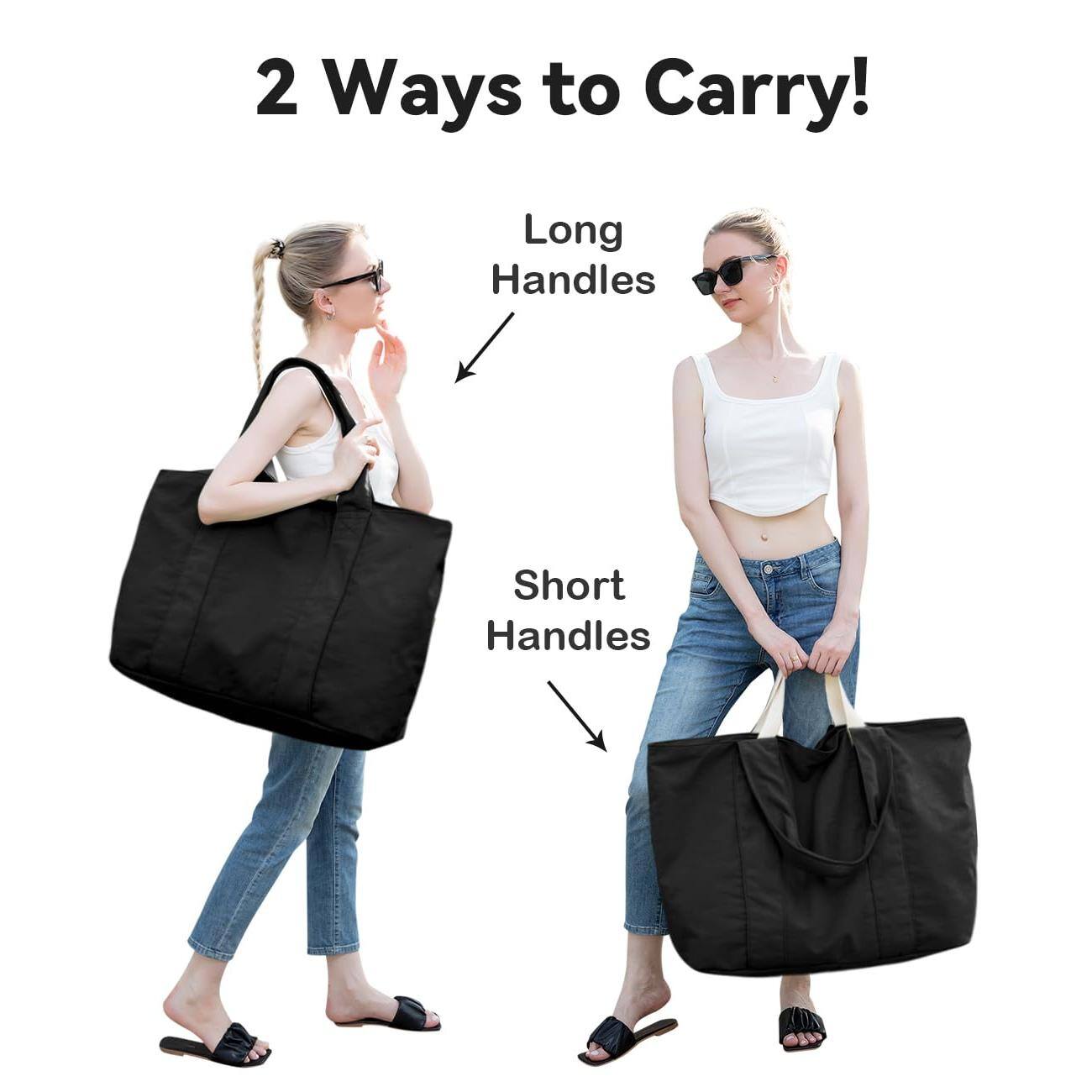 2 Ways to Carry!

Long Handles

Short Handles