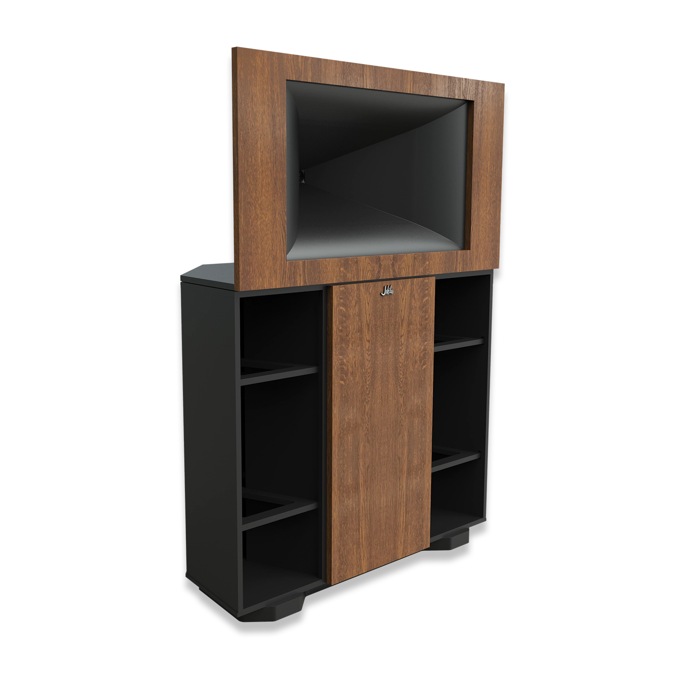 Left. Klipsch - Klipsch JUBILEE-75SE 2-Way Fully Horn-loaded Heritage Loudspeaker - Teak - Teak.