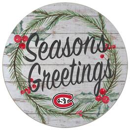 Jardine - St. Cloud State Huskies 20'' x 20'' Season's Greetings Circle - White