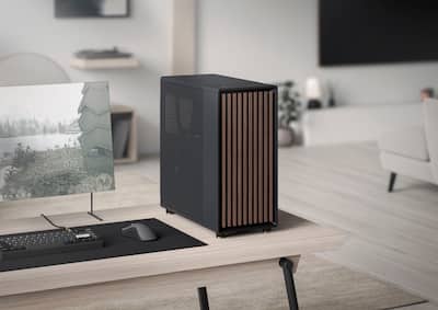 Fractal Design North Charcoal Black with Walnut Front and Mesh Fractal Design North Charcoal Black with Walnut Front and Mesh