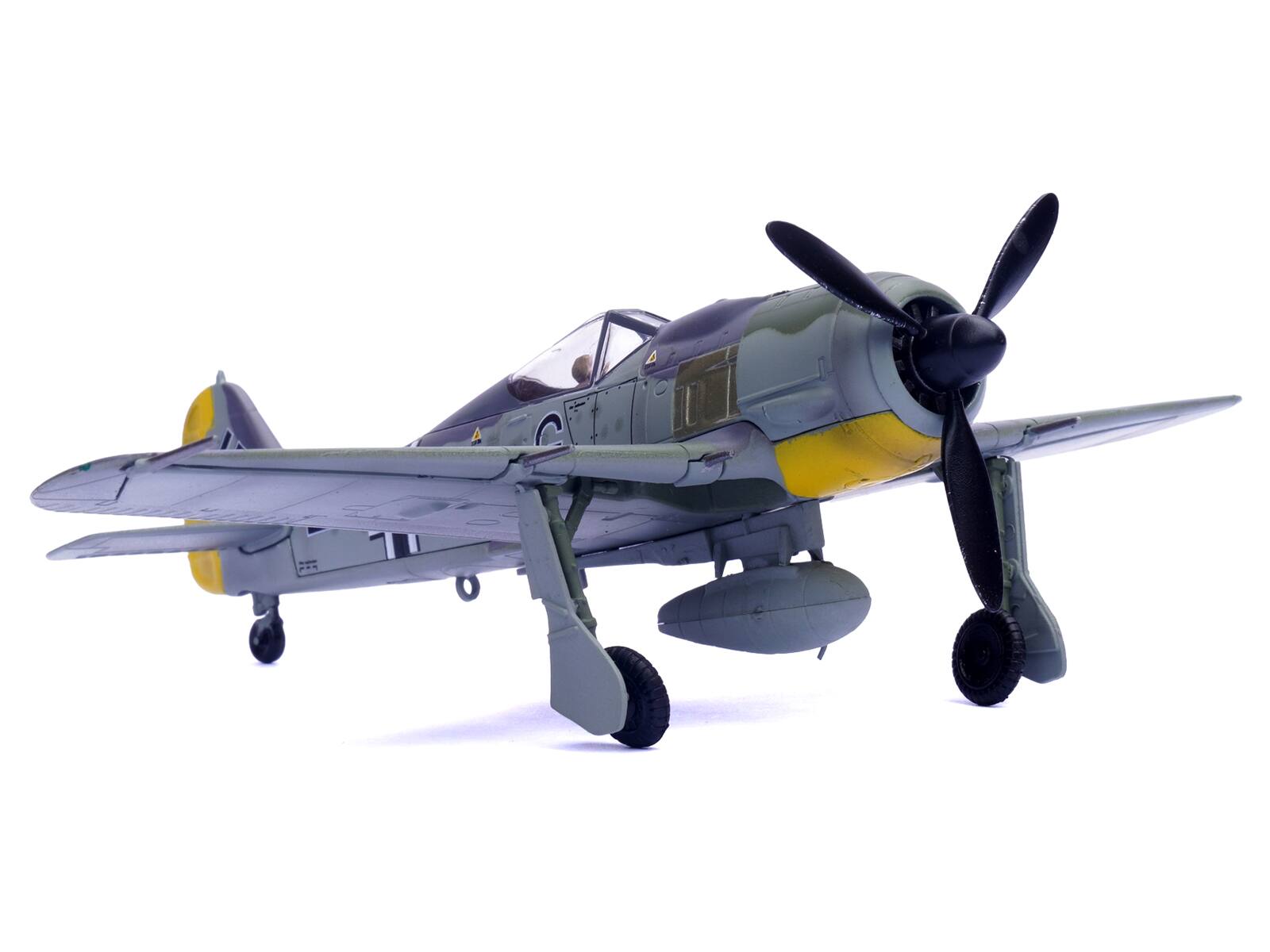 Back. Legion - Focke-Wulf Fw 190A Aircraft 14-Victory Ace Hauptmann Wilhelm Gath Stab/JG 26 France 1942 German Luftwaffe 1/72 - Multicolor.