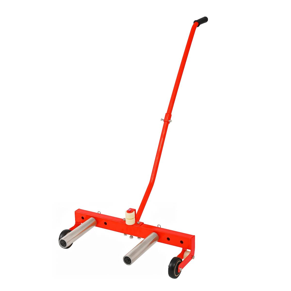 Alt View 4. Ropilly - Ropilly Adjustable Rolling Tire Dolly Heavy Duty Wheel Dolly for Tire Changes, Red, Fits 6.5 to 31.5 Inch Tires - Red.