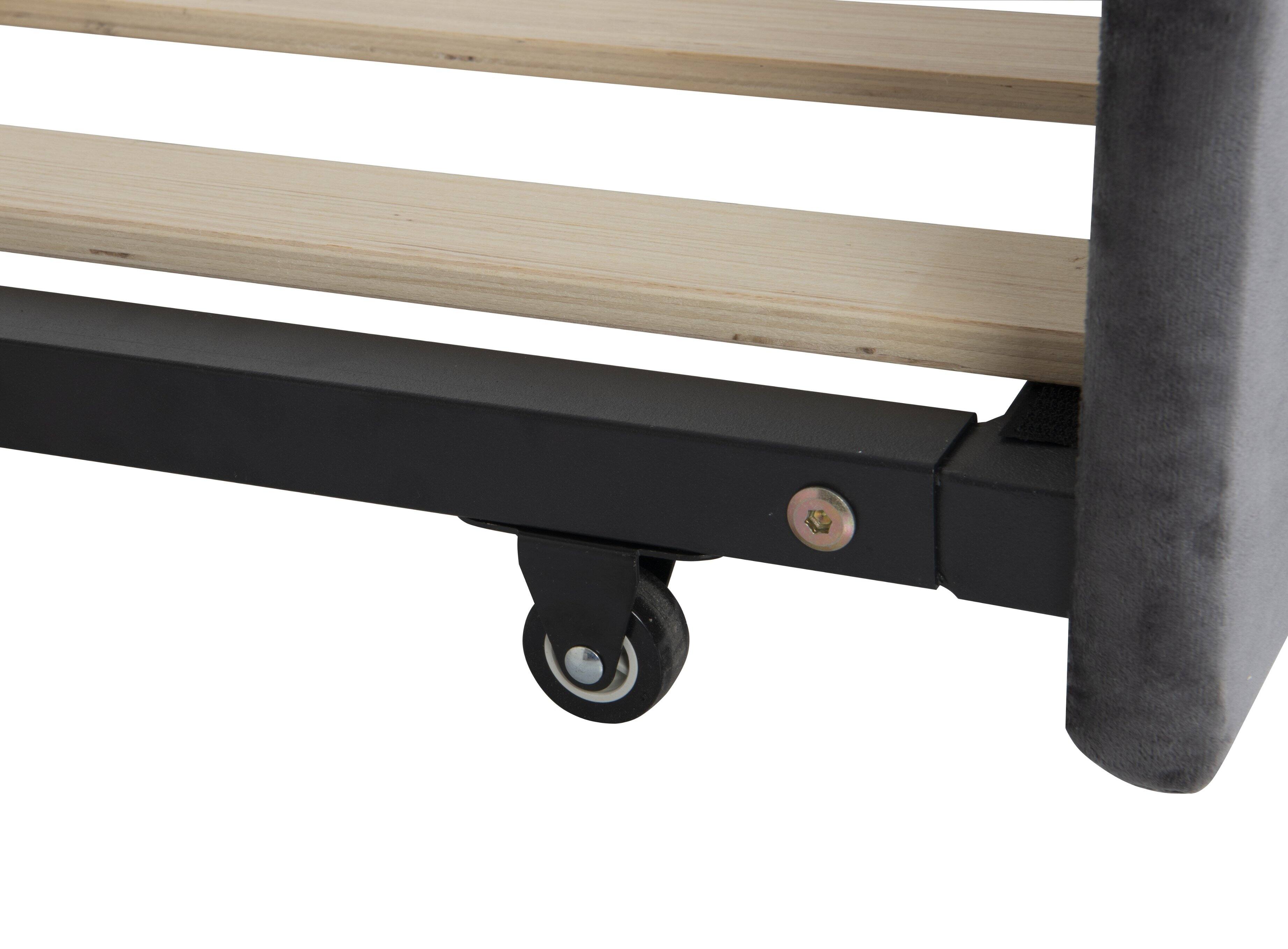 Alt View 1. Trinkets Crazed - Twin Size Upholstered Daybed with Trundle and USB Charging Design, Velvet Upholstered Daybed Frame, Twin Sofa Bed - Grey.