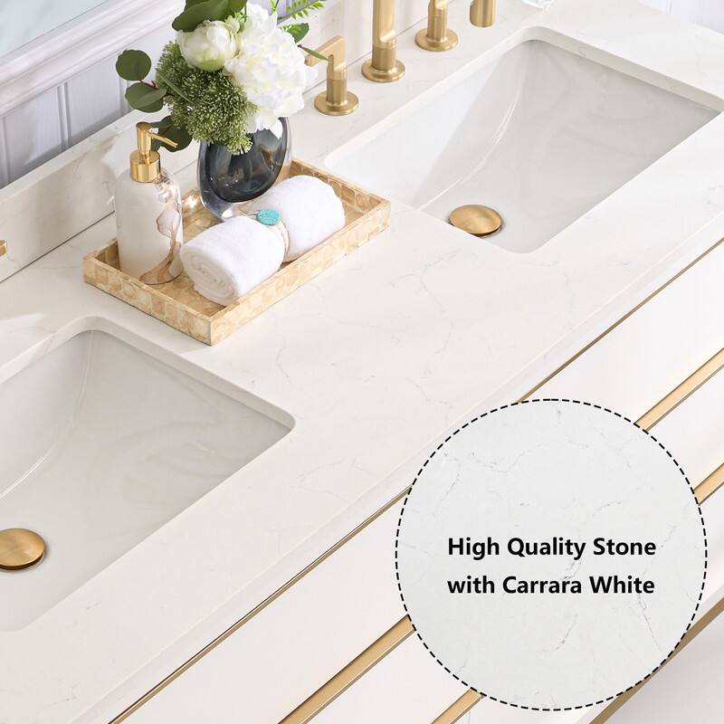 High Quality Stone with Carrara White