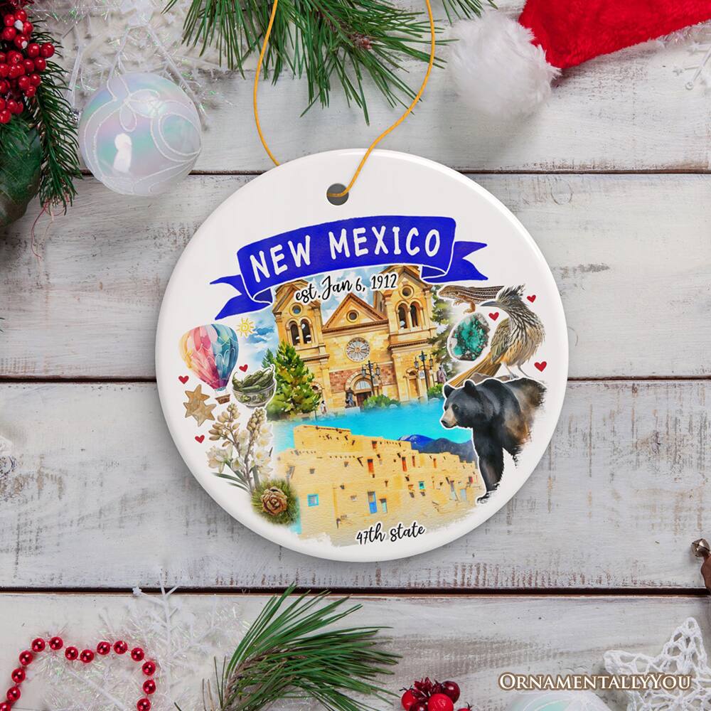 NEW MEXICO  
est. Jan 6, 1912  
47th state  

ORNAMENTALLY YOU