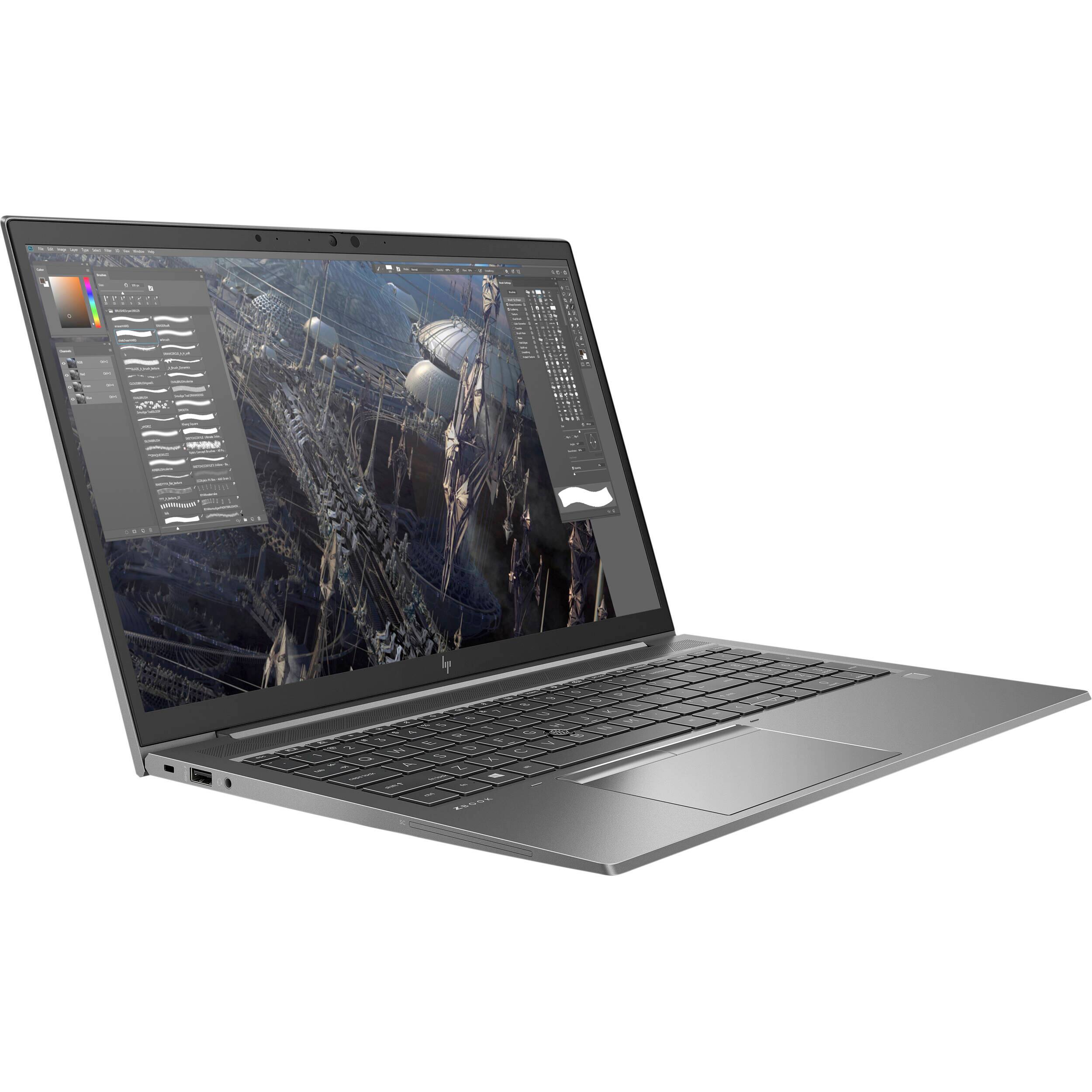 Angle. HP - Zbook Firefly 15 G8 15.6" Laptop Intel Core i7 16GB RAM 256GB SSD Windows 11 Pro - Silver.