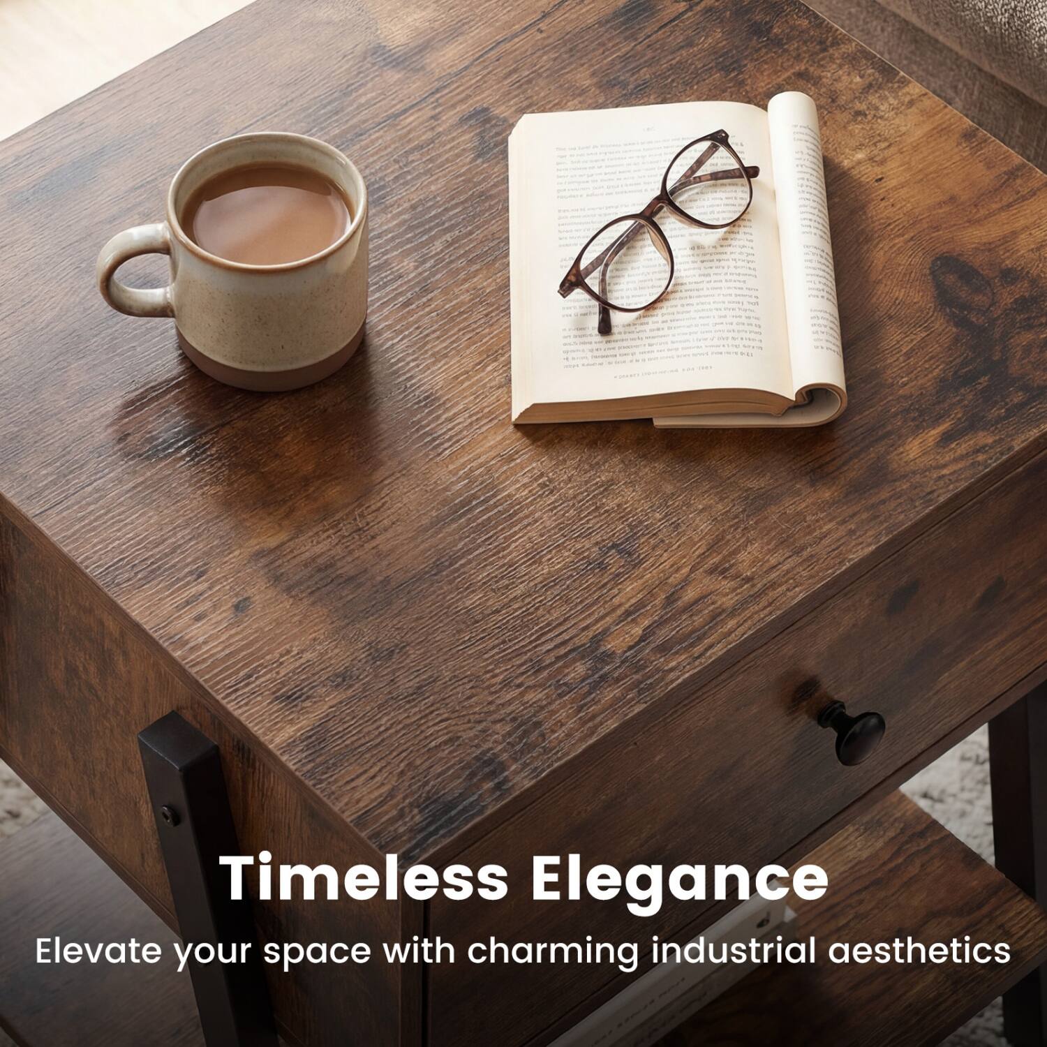 Timeless Elegance  
Elevate your space with charming industrial aesthetics
