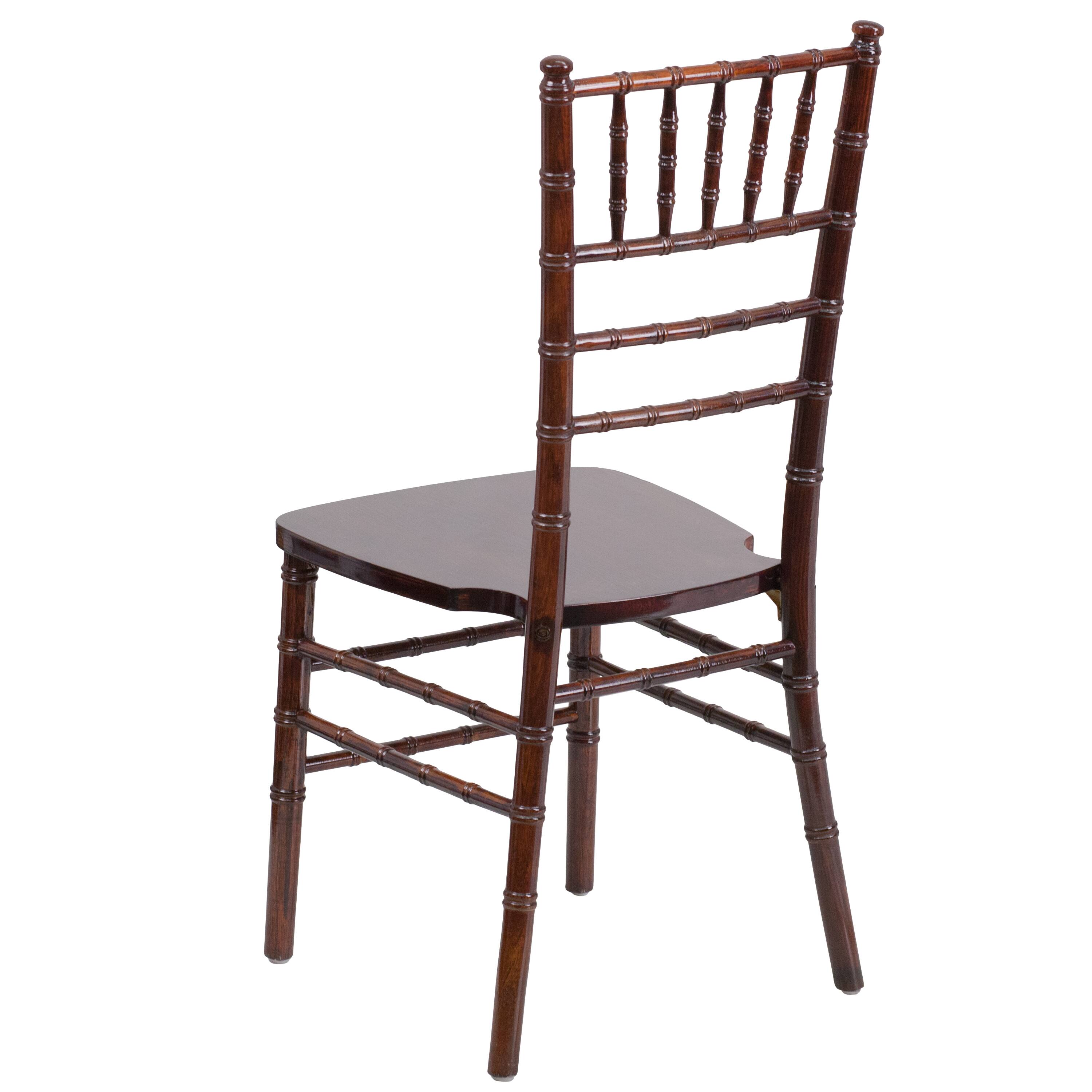 Alt View 5. Emma + Oliver - Wedding & Event Wood Chiavari Dining Chair - Fruitwood.
