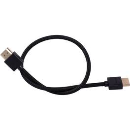 Blackhawk Cables - 16" Thin Braided HDMI Cable for On-Camera Monitors, Black