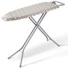Front. VEVOR - Ironing Board with Large 51 x 13 Ironing Surface, Thickened 4 Layers Iron Board with Heat Resistant Cover - Gray,Silver.