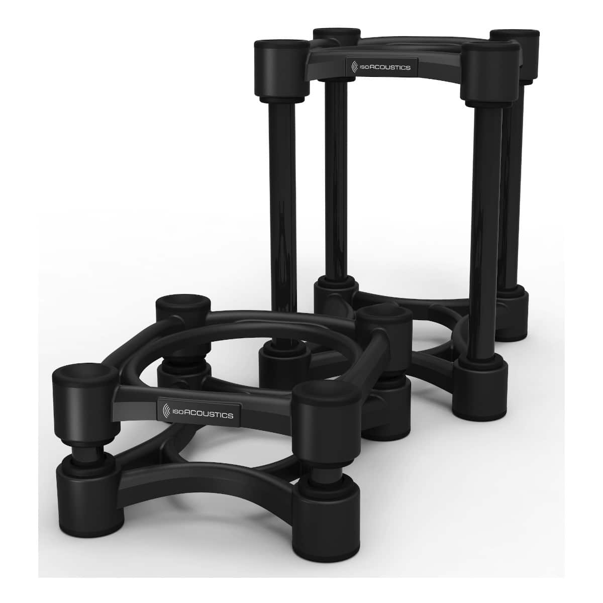 IsoAcoustics - ISO-155 Isolation Stands for Medium Speakers and Studio Monitors (Pair) - Black