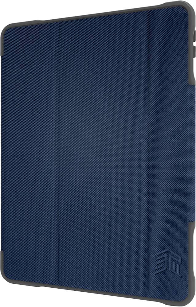 Left. STM - Dux Plus Duo Folio Case for Apple iPad 10.2" (9th/8th/7th Gen) - Midnight Blue.