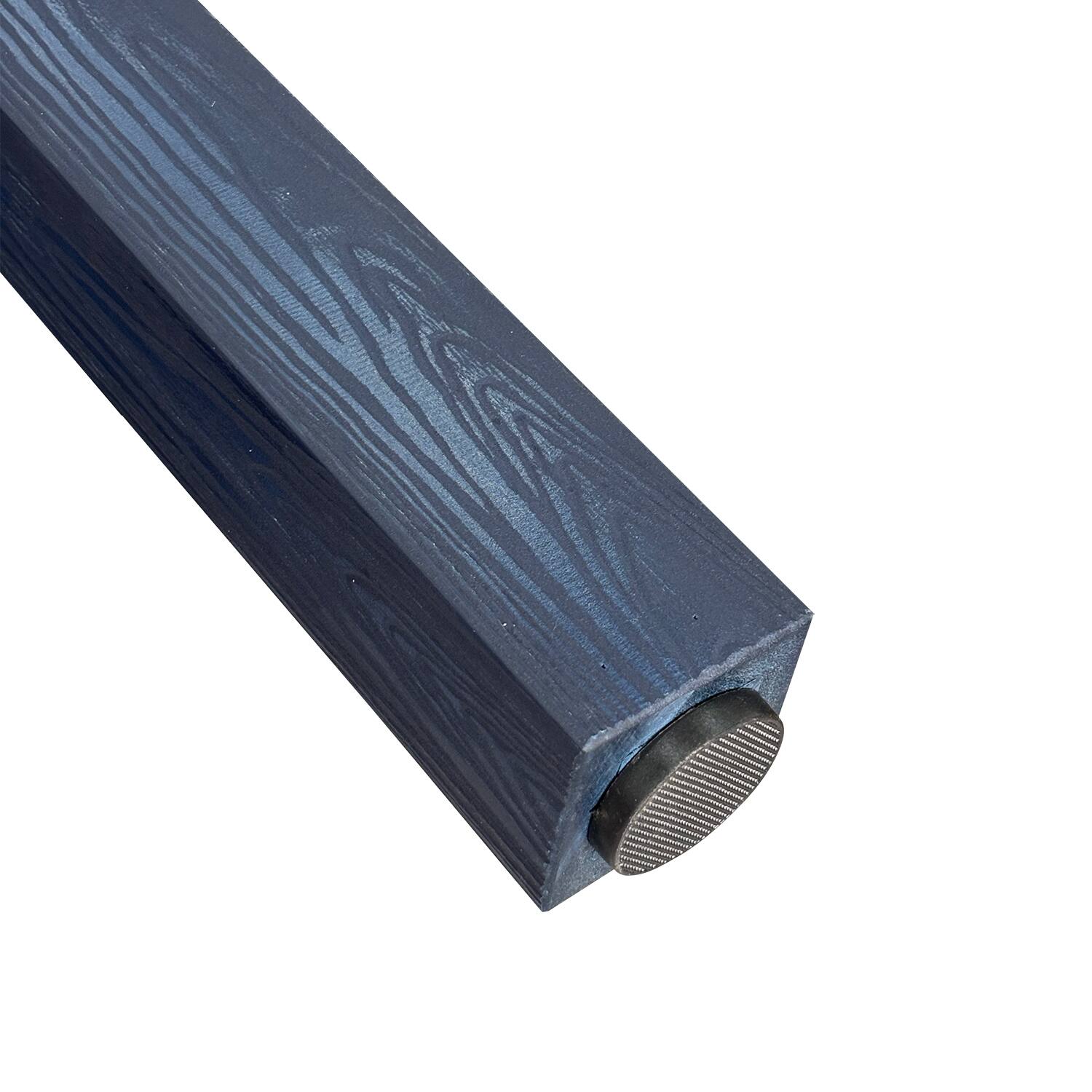 Alt View 5. Fortune Candy - Poly Lumber Patio Dining Set, 70.9" Table & Slat Back Chairs with Umbrella Hole, Weather-Resistant（Navy Blue, 7-piece) - Navy Blue.