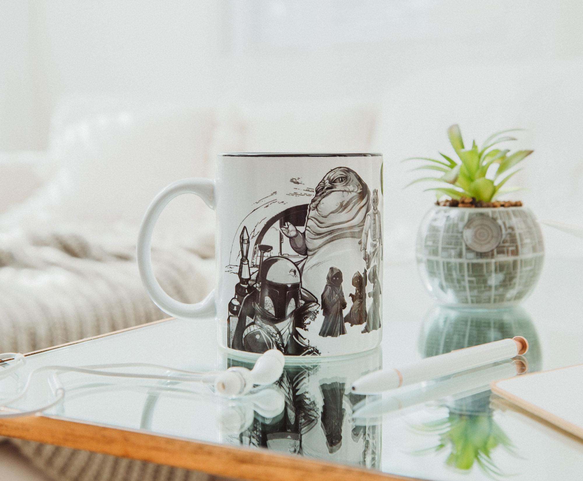 Alt View 2. Star Wars - Star Wars Original Trilogy Collage Ceramic Mug | Holds 20 Ounces - White.