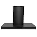 ZLINE - 30 inches - Externally Vented - Wall Range Hood - Black Stainless Steel