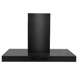 ZLINE - 30 inches - Externally Vented - Wall Range Hood - Black Stainless Steel
