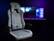 Alt View 16. Arozzi - Racing Series Pro Ergonomic Gaming Chair - PVC Leather - Blue.