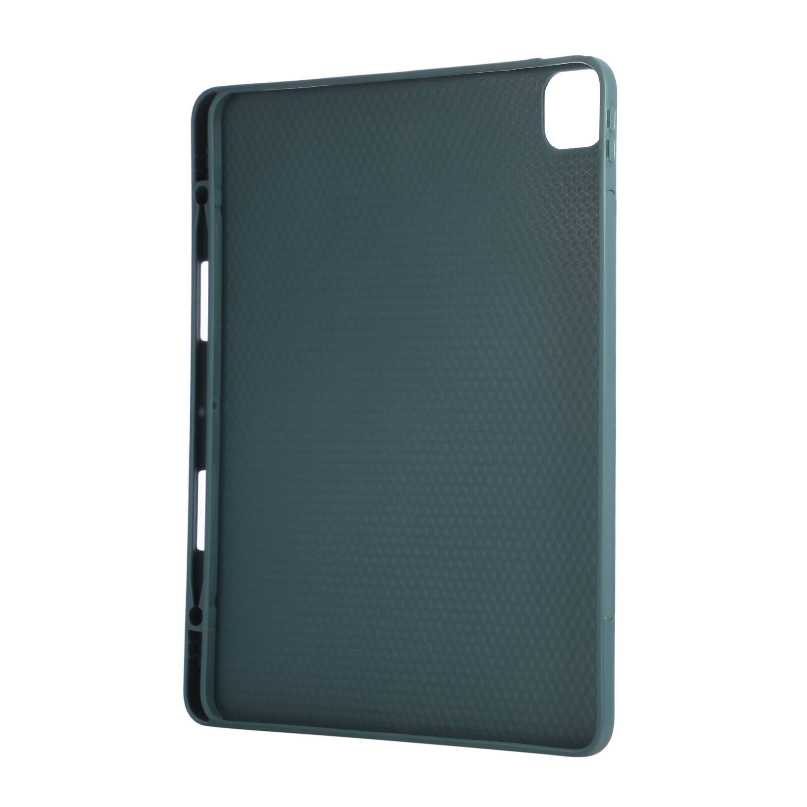 Alt View 2. Dteck - Shockproof Case for Apple iPad Air (M4) 13" 2026 with Hand Strap and Foldable Kickstand, PU Leather TPU Protective Cover - Darkgreen.