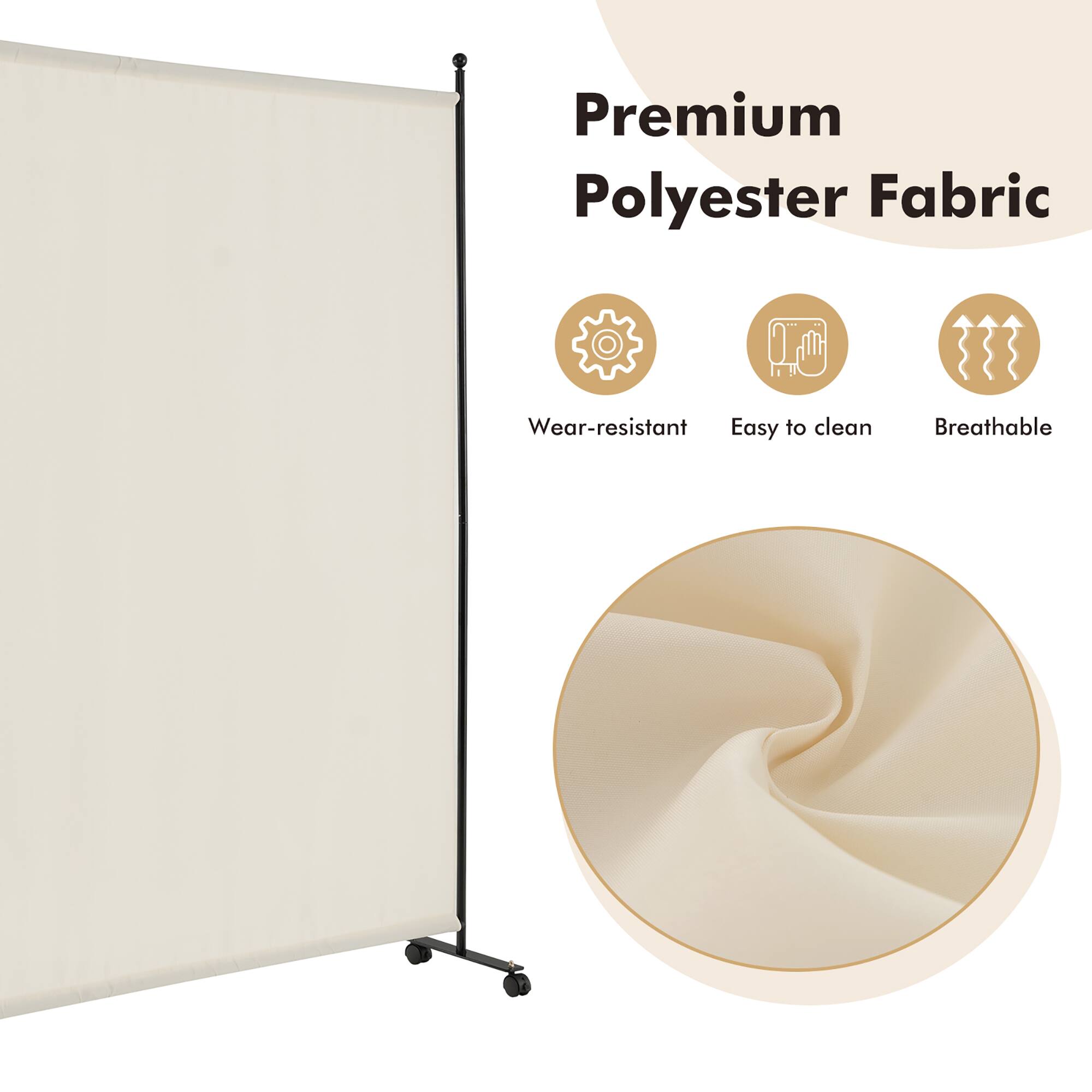Premium Polyester Fabric

- Wear-resistant
- Easy to clean
- Breathable